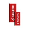 FANATIC Flag Vertical - 160x60cm Red -Surfshop24 Ladenverkäufe 13200 8543 1