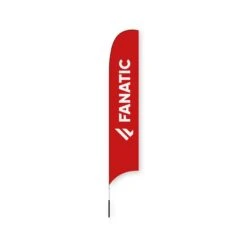 FANATIC Beachflag W/o Pole & Base - 421x80cm Red