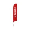 FANATIC Beachflag Incl. Pole & Base - 421x80cm Red -Surfshop24 Ladenverkäufe 13200 8545 1