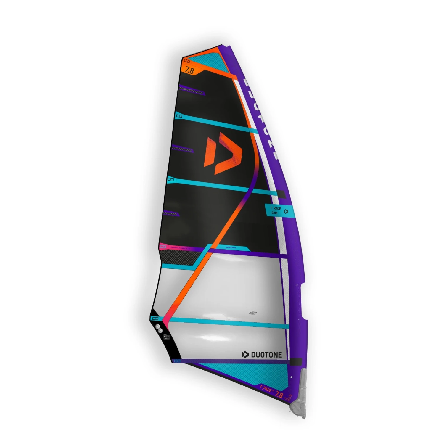 Duotone Windsurf Foil Segel F_PACE Cam - Sail 2024 - C18:black/berry 4.2 3 Duotone Windsurf Foil Segel F_PACE Cam - Sail 2024 - C18:black/berry 4.2