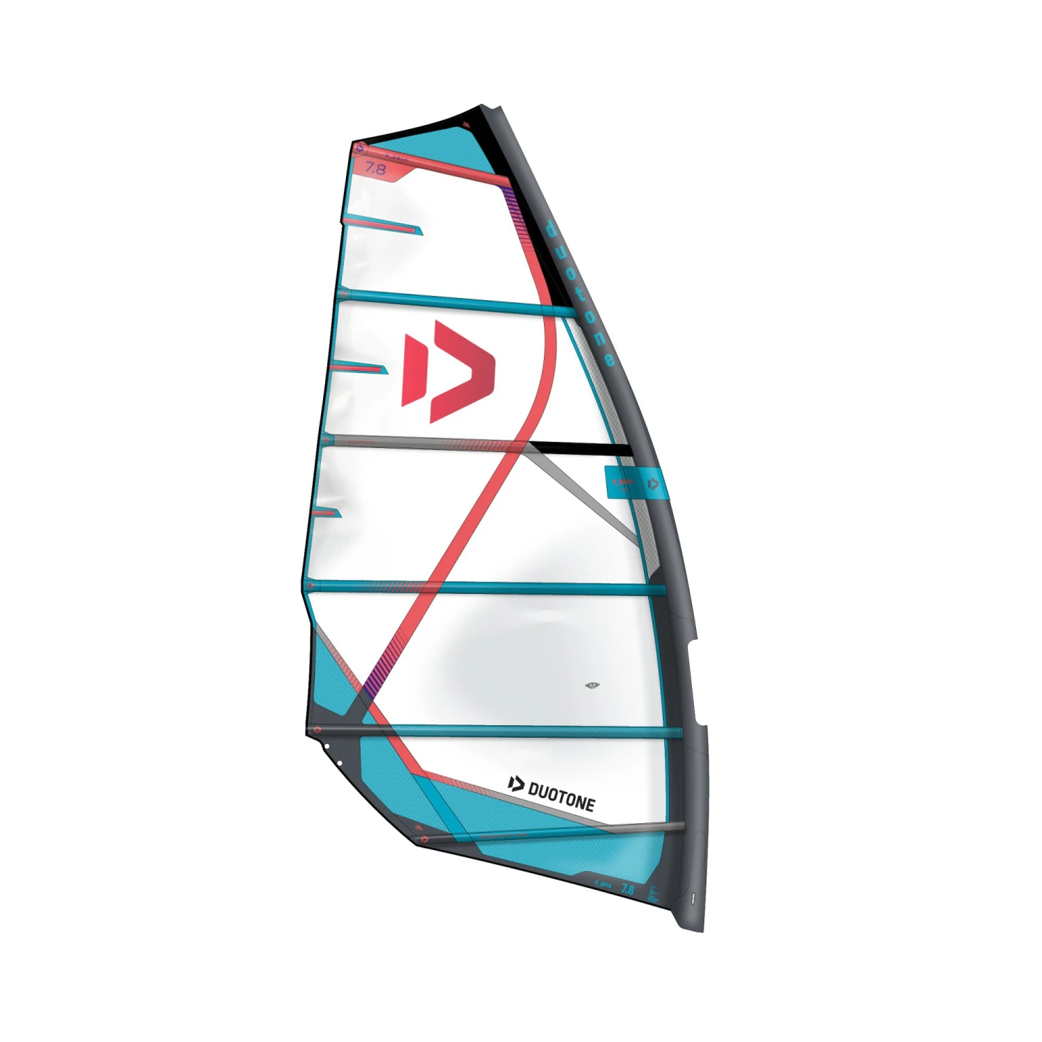 Duotone Windsurf Segel E_Pace 2023 - C16:white/turquoise 5.8 3 Duotone Windsurf Segel E_Pace 2023 - C16:white/turquoise 5.8