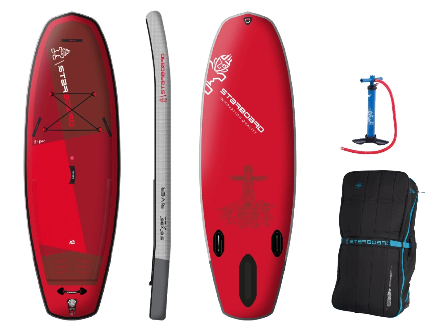 Starboard ISUP RIVER Deluxe SC 2023 - 9.6 X 36 3 Starboard ISUP RIVER Deluxe SC 2023 - 9.6 X 36