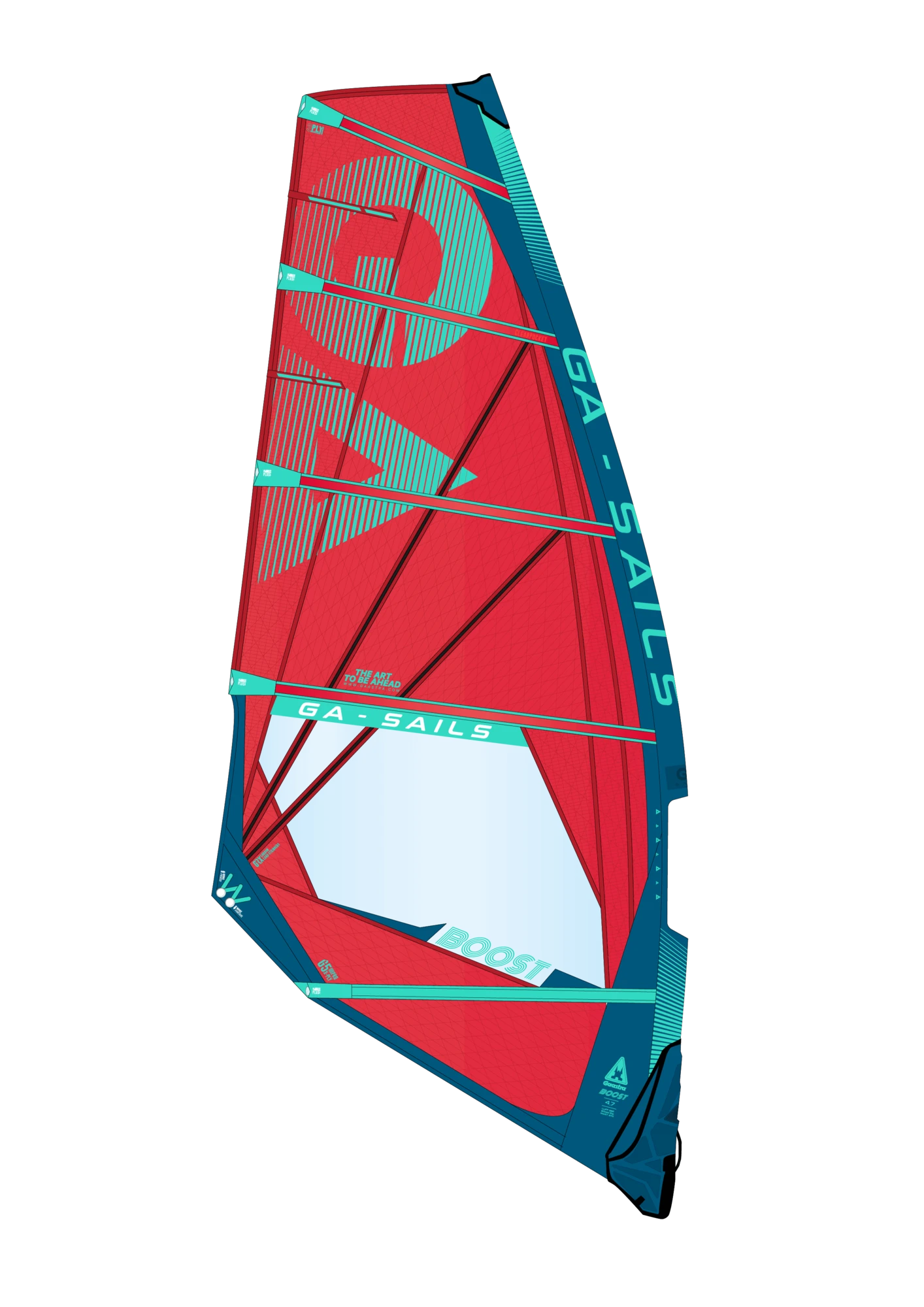 GAASTRA GA-Sails Windsurf Segel BOOST 2024 - 3.3 C6 Red 4 GAASTRA GA-Sails Windsurf Segel BOOST 2024 - 3.3 C6 Red – Bild 2
