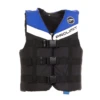 PROLIMIT Vest Nylon 3-Buckle Black/Blue -LBlack/Blue