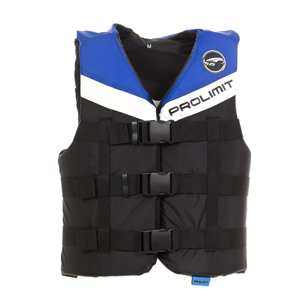 PROLIMIT Vest Nylon 3-Buckle Black/Blue -LBlack/Blue 3 PROLIMIT Vest Nylon 3-Buckle Black/Blue -LBlack/Blue
