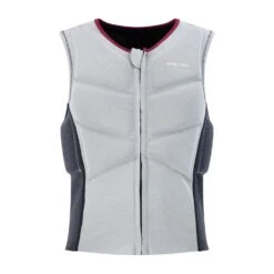PROLIMIT Womens Oxygen Vest Half Padded Front Zip Grey/Black/Wine - 34/XS Grey/Black/Wine