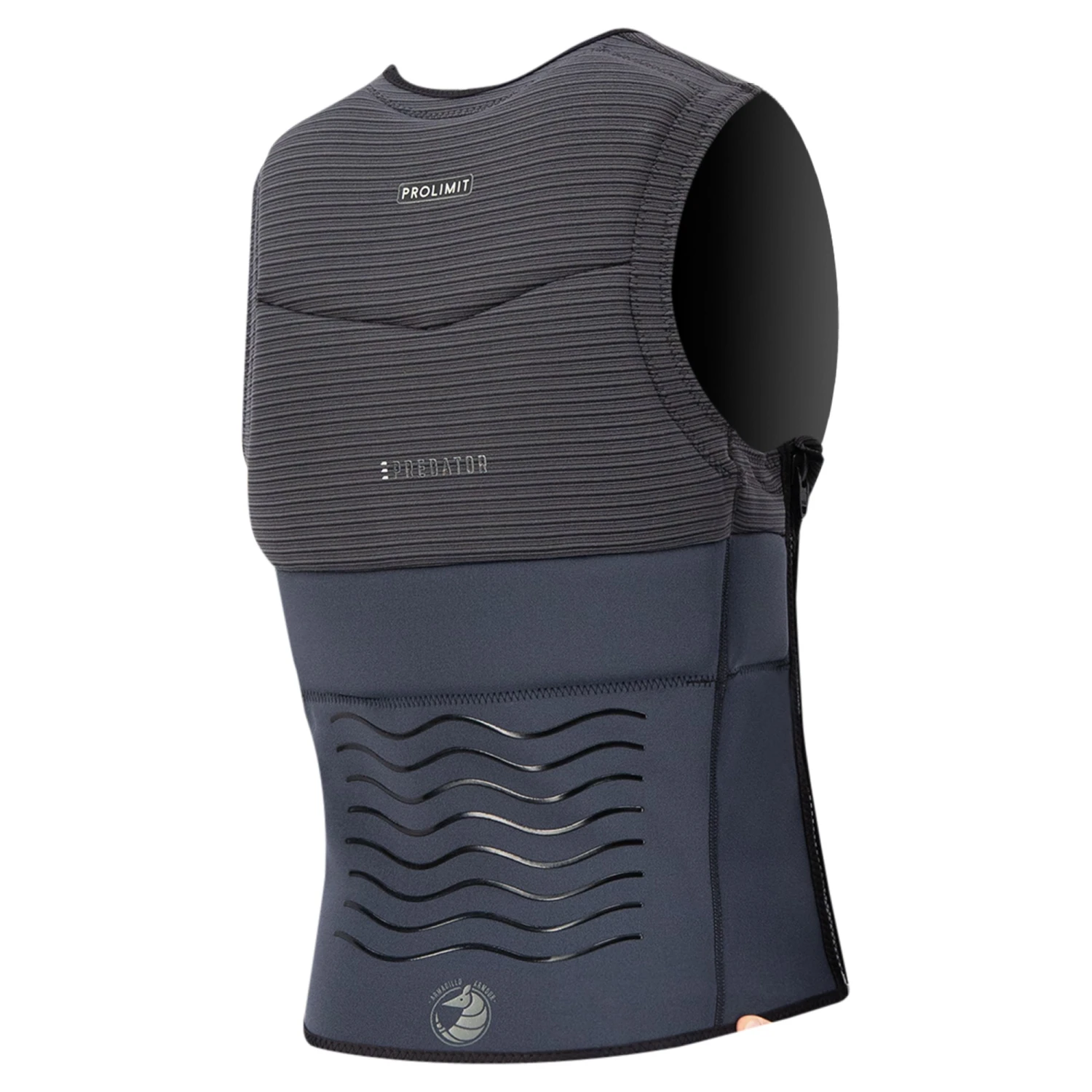 PROLIMIT Vest Predator Half Padded Sidezip Black -SBlack 5 PROLIMIT Vest Predator Half Padded Sidezip Black -SBlack – Bild 3