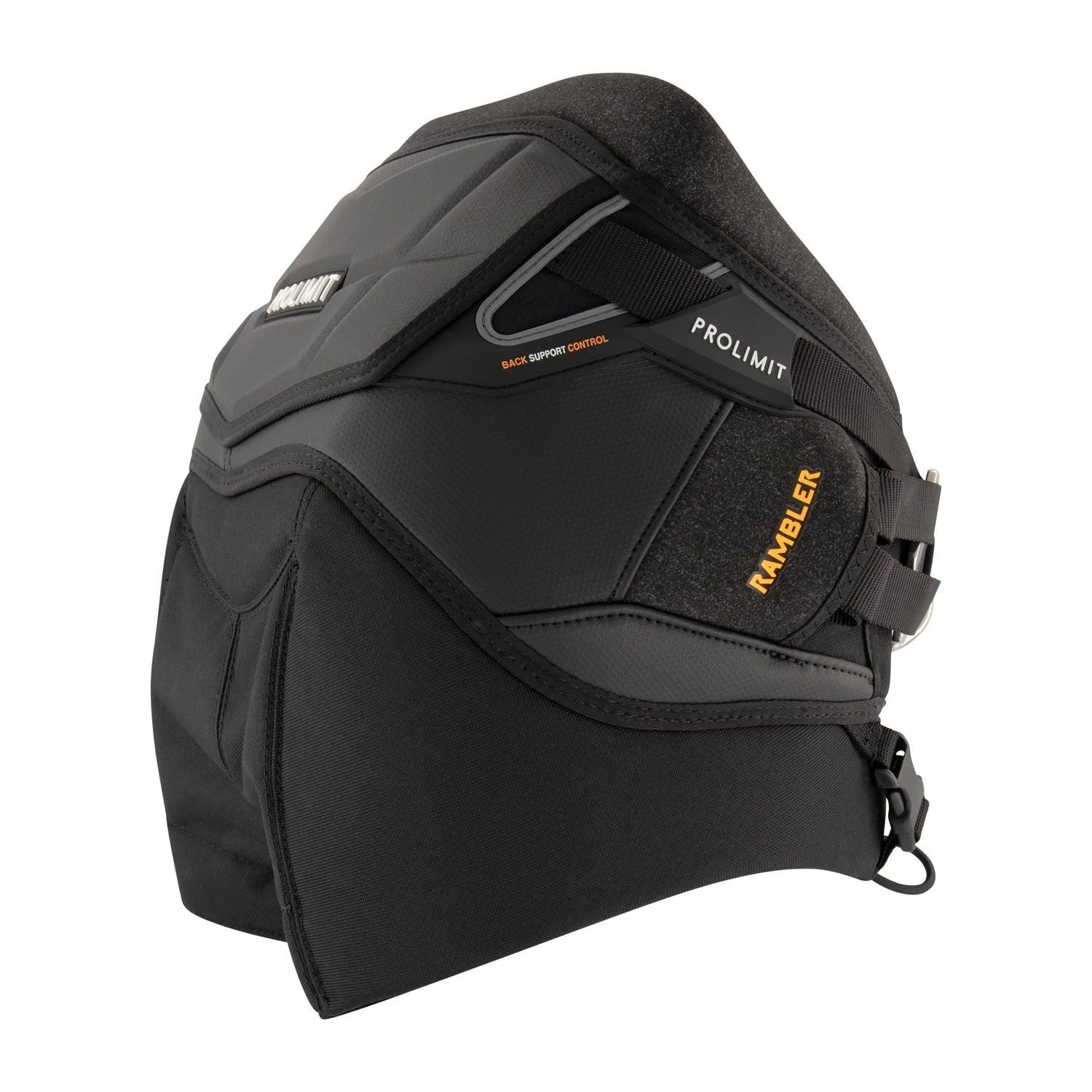 PROLIMIT Sitztrapez Harness WS Seat Rambler Hex Black/orange - XS 4 PROLIMIT Sitztrapez Harness WS Seat Rambler Hex Black/orange - XS – Bild 2