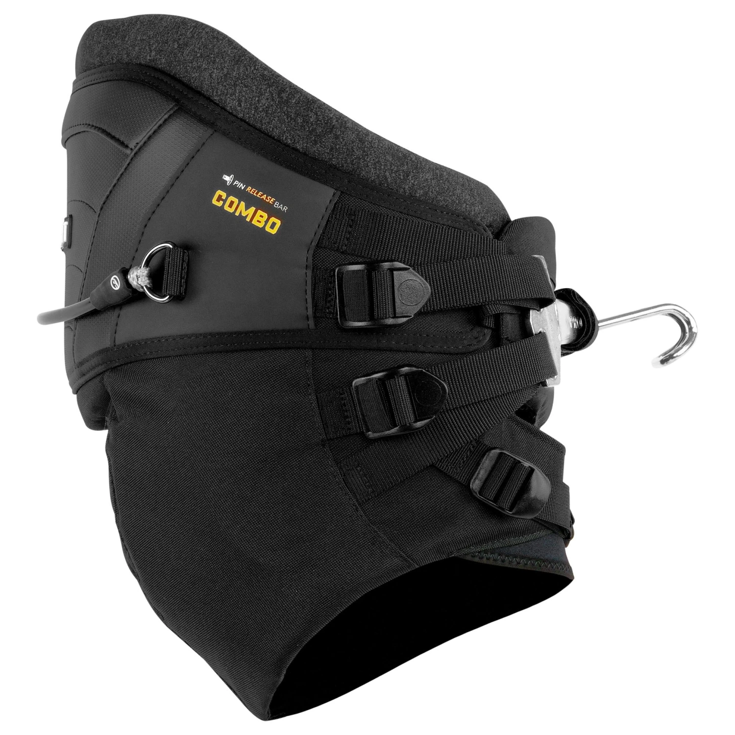 PROLIMIT Harness Kite Seat Combo + Bar Pad Black/Grey/Orange 2023 -SBlack/Grey/Orange 4 PROLIMIT Harness Kite Seat Combo + Bar Pad Black/Grey/Orange 2023 -SBlack/Grey/Orange – Bild 2