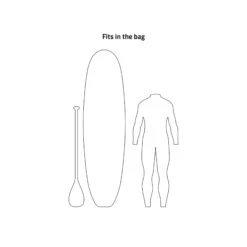 PROLIMIT SUP Boardbag DAY Grey/black/orange - 10'0"x33" -Surfshop24 Ladenverkäufe 404.03201.000 3