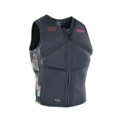 ION Prallschutz Weste Vector Vest Core Front Zip 2023 - 210 Grey-camo 46/XS