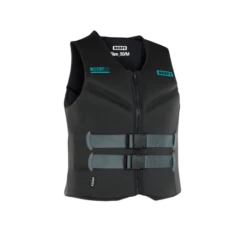 ION Auftriebsweste Booster Vest 50N Front Zip 2023 - Black 140/10