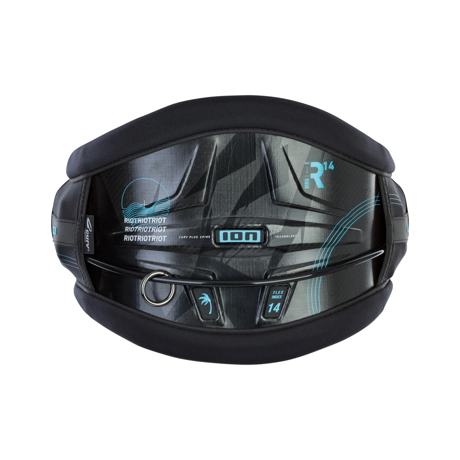 ION Kitesurf Trapez Riot Curv 2022 - 210 Grey-camo 102/LT 11 ION Kitesurf Trapez Riot Curv 2022 - 210 Grey-camo 102/LT – Bild 9