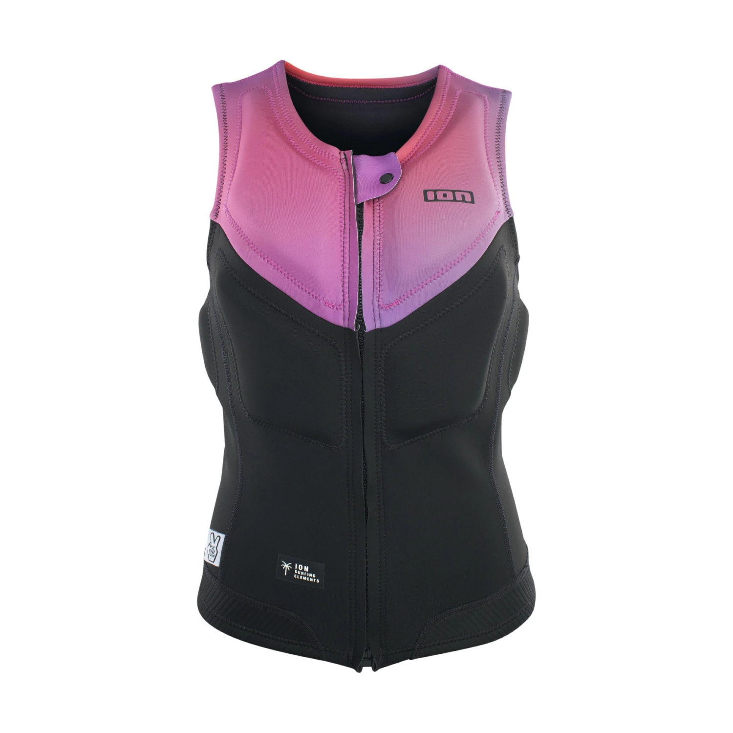 ION Prallschutzweste Ivy Vest Front Zip - Protection 2023 - 140/10 012 Pink-gradient 8 ION Prallschutzweste Ivy Vest Front Zip - Protection 2023 - 140/10 012 Pink-gradient – Bild 6
