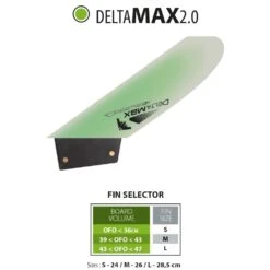 Select Windsurf Finne Delta MAX 2.0 2023 - Deep Tuttle Box L -Surfshop24 Ladenverkäufe delta max 1 1