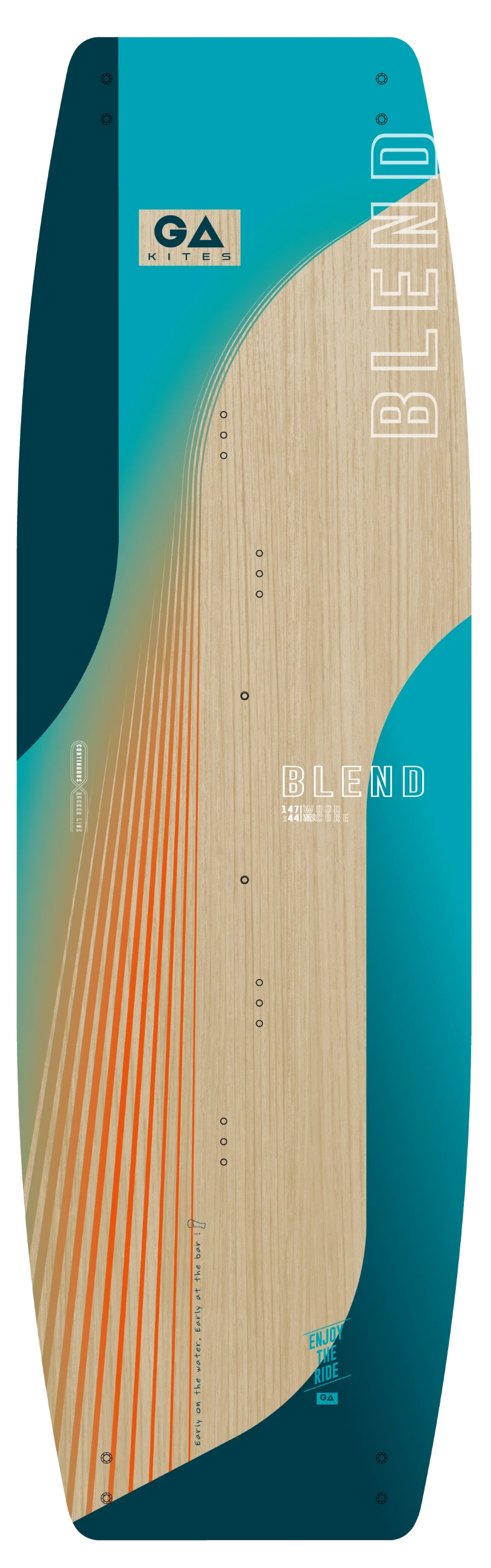 GAASTRA GA-Kiteboard Blend 2023 - 147x45 (Board Only) 3 GAASTRA GA-Kiteboard Blend 2023 - 147x45 (Board Only)