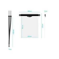 Fidlock Hermetic Dry Bag - Maxi - 150x190mm Schwarz -Surfshop24 Ladenverkäufe heremtic dry bag maxi measurements