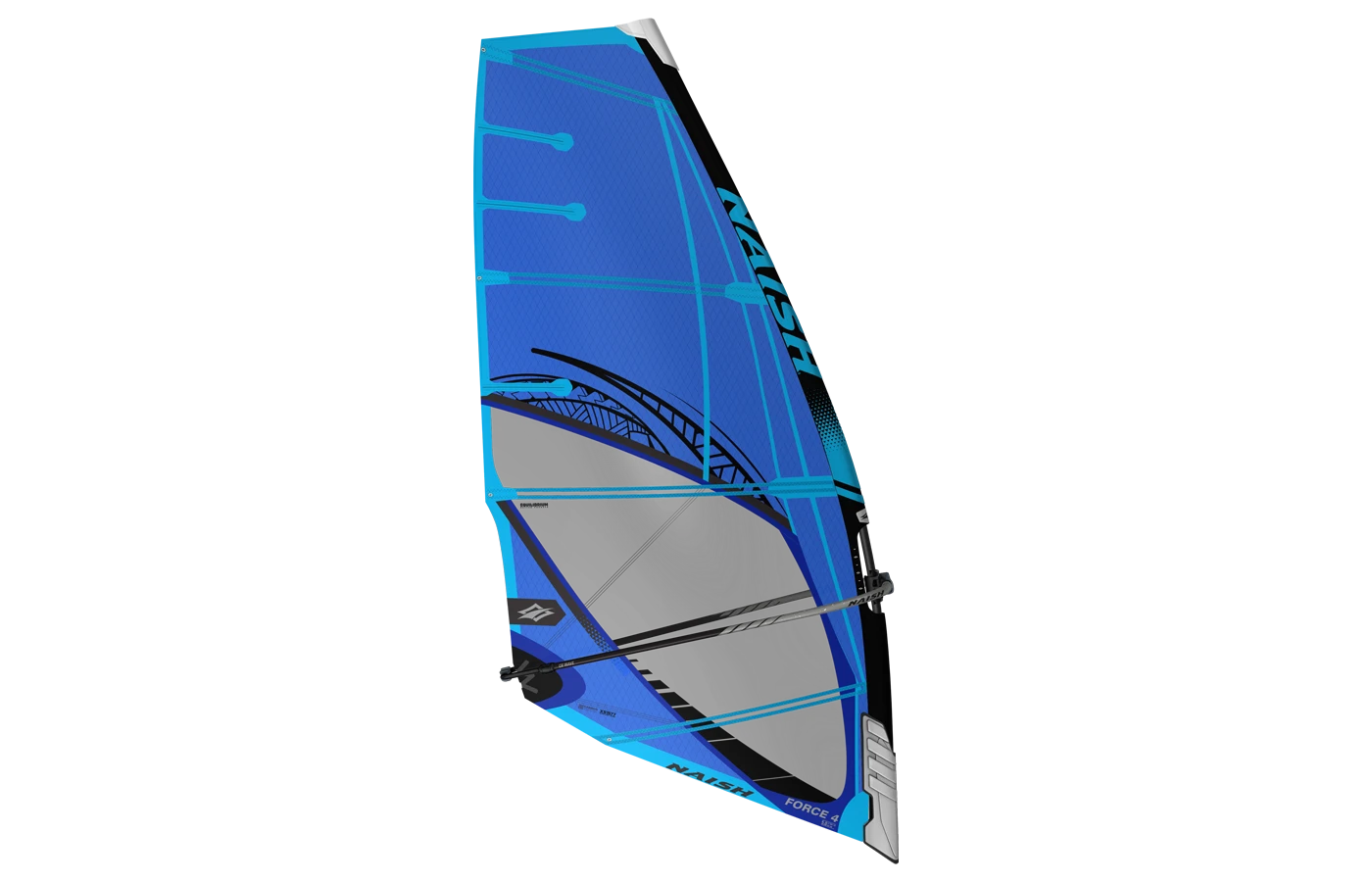 Naish Windsurf Segel S26 Force 4 Blue - 3.7 3 Naish Windsurf Segel S26 Force 4 Blue - 3.7