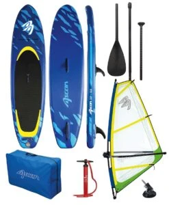 Ascan Windsup 10,6 Set + Ascan Pro Rigg Komplett Set Gelb/Grün - 1,5qm
